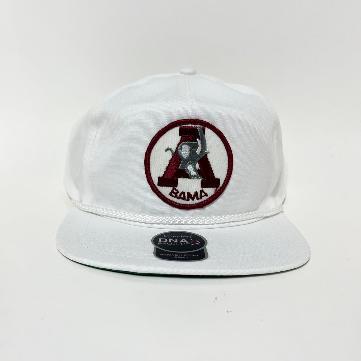 The Locker Room  '47 Brand Alabama Crimson Tide White Downburst Rope Hat