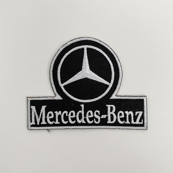 Mercedes Benz Black and White Automotive Patch