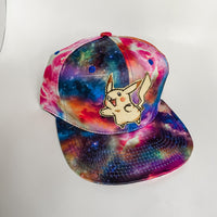 Flying Pikachu Pokémon Rainbow Adult Galaxy Snapback