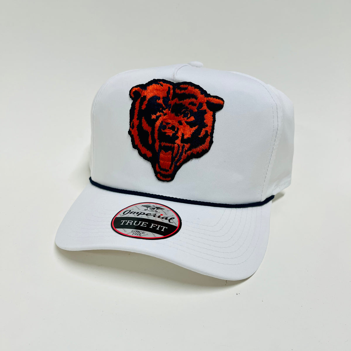 Will M's Buffalo Bills Navy and White Rope Imperial Snapback