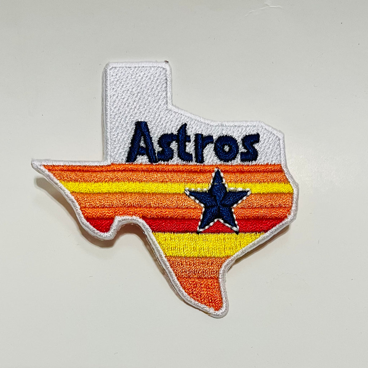 HOUSTON ASTROS Space City Hat Patch Texas Flag Baseball Jersey 