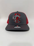 Chris A’s Texas Tech Red Raiders Charcoal and Red Richardson Trucker Snapback