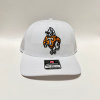 John P’s Tennessee Volunteers White on White Richardson Trucker Snapback