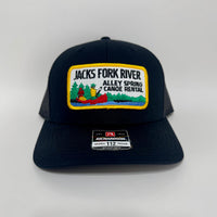 Jason D’s Jacks Fork River Black on Black Richardson Trucker Snapback