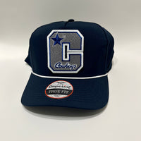 Narro H’s Dallas Cowboys Navy and White Imperial Rope Hat Snapback