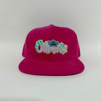 Mike S’ Disney Lilo & Stitch Ohana Pink Corduroy Kids Snapback