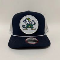 Sean M’s Notre Dame Navy with White Imperial Rope Hat Trucker Snapback