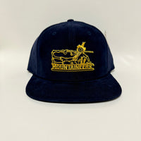 Paul B’s Appalachian State Mountaineers Navy Corduroy Richardson Snapback