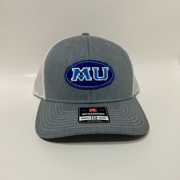 Mike S’ Disney Monsters University Heather Gray and White Richardson Trucker Snapback