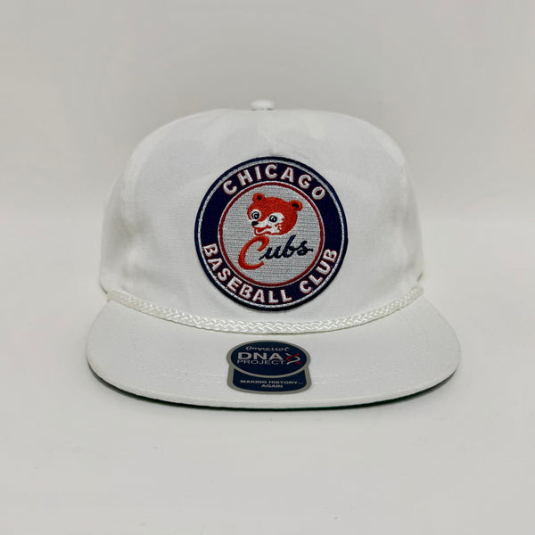 Cape R’s Chicago Cubs White Imperial DNA Rope Hat Strapback