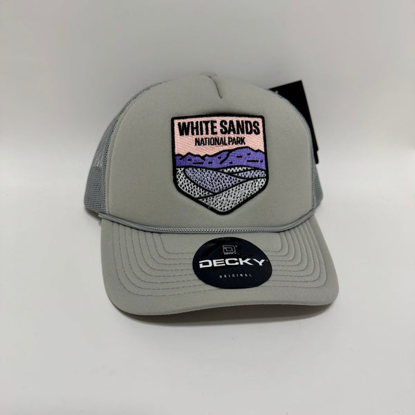 Dug S’ White Sands National Park Gray Foam Trucker Snapback