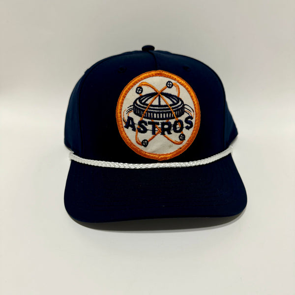 Kyle R’s Houston Astros Navy and White Richardson Rope Hat Snapback