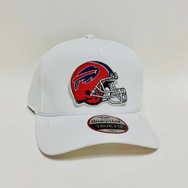 Sean M’s Buffalo Bills White on White Imperial Rope Hat Snapback