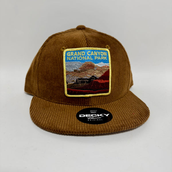 Dug S’ Grand Canyon National Park Brown Corduroy Snapback