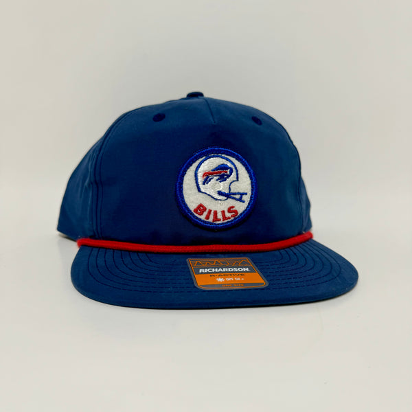 Eli H’s Buffalo Bills Navy with Red Rope Richardson Performance Strapback