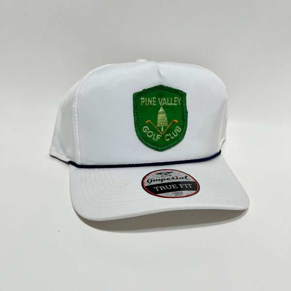 Weston H’s Pine Valley Golf Club White with Navy Imperial Rope Hat Snapback