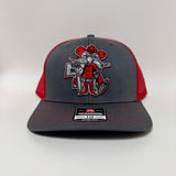 Chris A’s Texas Tech Red Raiders Charcoal and Red Richardson Trucker Snapback