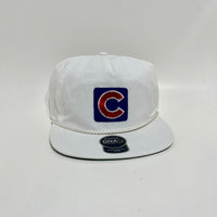 Cape R’s Chicago Cubs White Imperial Rope Hat