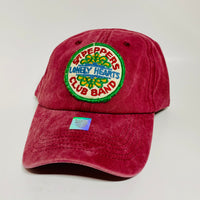 Will M’s Sgt. Peppers Beatles Maroon Dad Hat Strapback