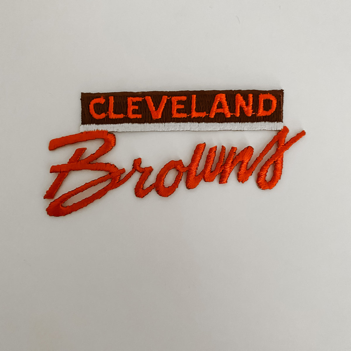 Cleveland Browns Throwback Script NFL Patch – JonnyCaps