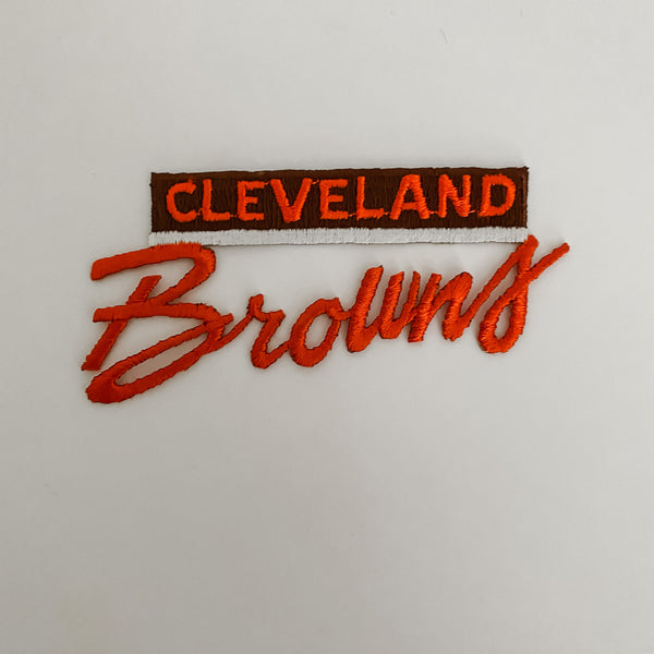 Cleveland Browns Throwback Script NFL Patch