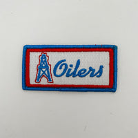 Houston Oilers Throwback Rectangle NFL Patch
