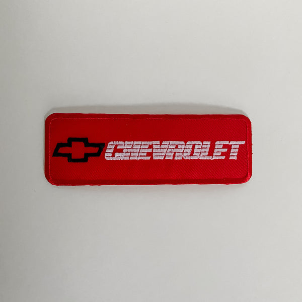 Red Classic Chevrolet Patch