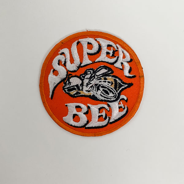 Super Bee Orange and White Automotive Patch