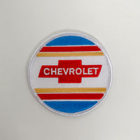 Classic Chevrolet White Blue Red Yellow Circle Automotive Patch