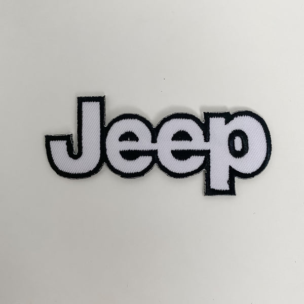Jeep Simple Black and White Patch