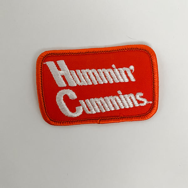 Hummin Cummins Orange Automotive Patch
