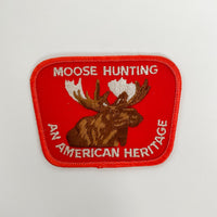 Moose Hunting Outdoors Patch