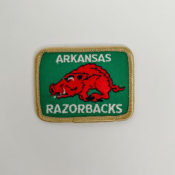 Arkansas Razorbacks Green and Gold Throwback Patch