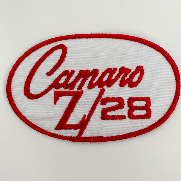Chevy Camaro Z/28 Red and White Automotive Patch