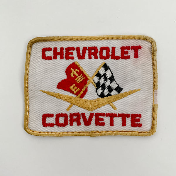 Chevrolet Corvette Rectangle Automotive Patch
