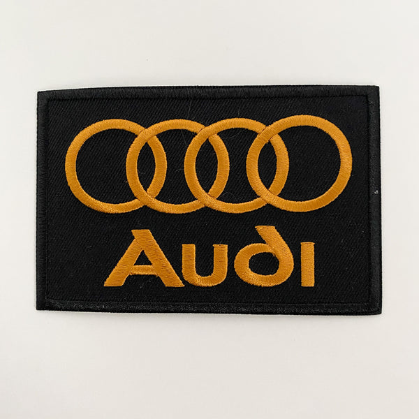 Audi Black and Gold Automotive Patch