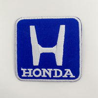 Honda Blue and White Square Automotive Patch