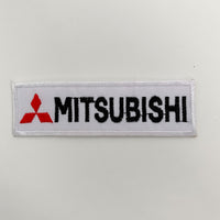 Mitsubishi White Automotive Patch