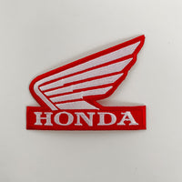 Honda Red and White Wing Automotive Patch