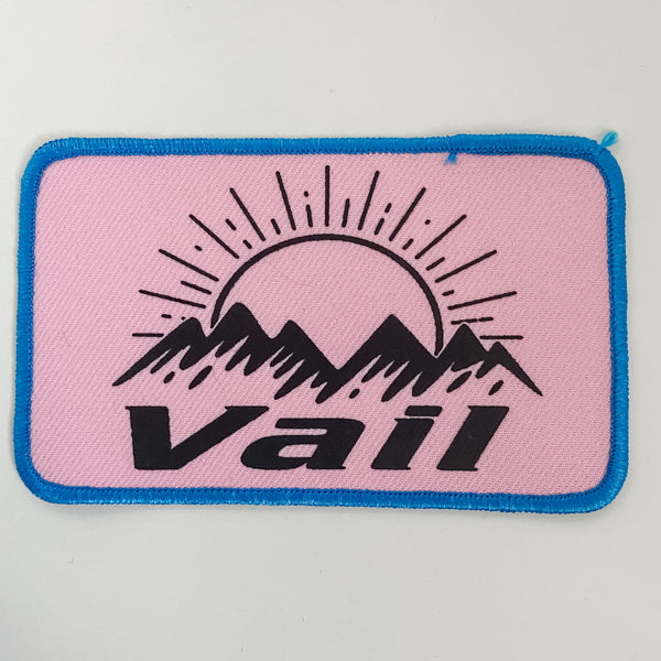 Vail Pink and Blue Patch
