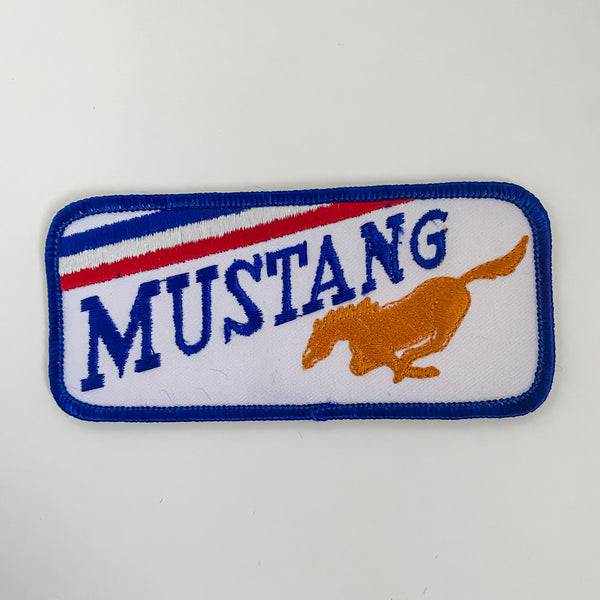 Ford Mustang Gold Horse Automotive Patch