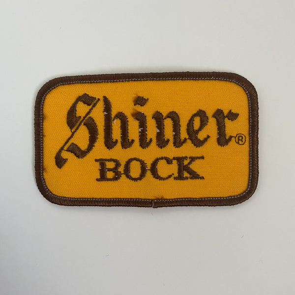 Shiner Bock Beer Brown and Yellow Patch