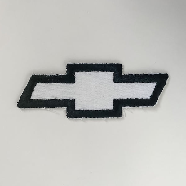 Chevrolet Black and White Bowtie Automotive Patch