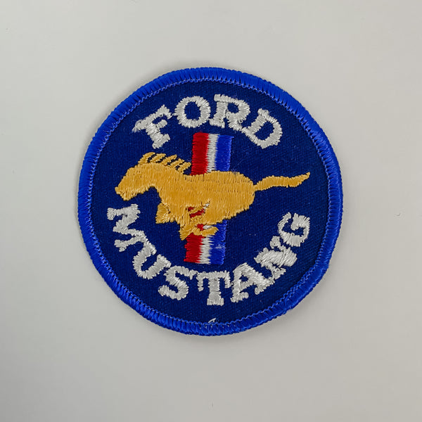 Ford Mustang Blue Circle Automotive Patch