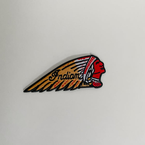 Indian Motorcycle Head Automotive Patch