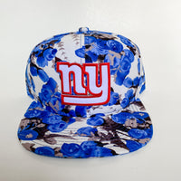 New York Giants Blue Floral Snapback