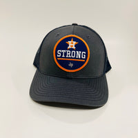 Nick A’s Houston Strong Astros Charcoal and Navy Richardson Trucker Snapback