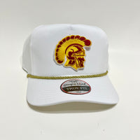 USC Trojans White with Gold Rope Imperial Snapback