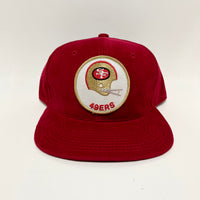 Wally’s San Francisco 49ers Red Corduroy Snapback