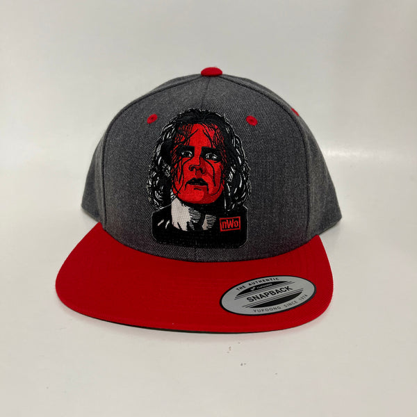 Aaron C’s Sting NWO WCW Wrestling Charcoal and Red Yupoong Snapback